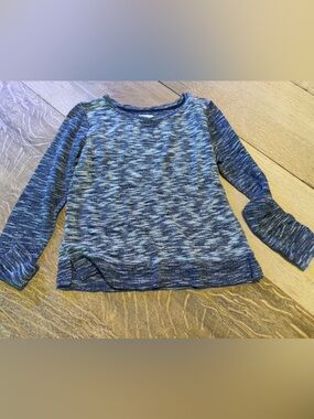 Lou and Grey - Women's Marled Knit Long Sleeve Top - Blue/Gray